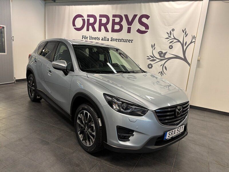 Grå Begagnad 2016 Mazda CX-5 Optimum SUV | 189 500 kr (Marknadspris) - Bild 1/4