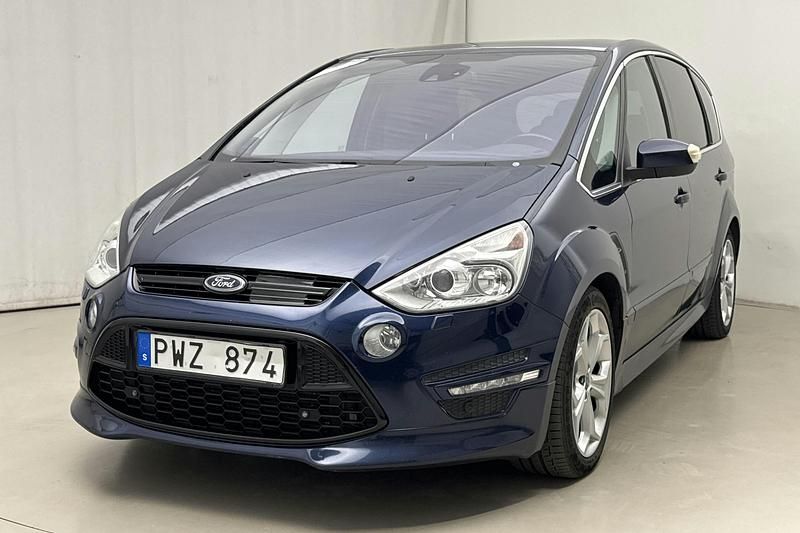 Blå Begagnad 2012 Ford S-MAX S Minibuss | 85 000 kr - Bild 1/4