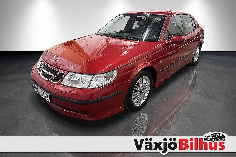 Röd Begagnad 2004 Saab 9-5 Sedan | 39 900 kr (Lite dyr) - Bild 1/4