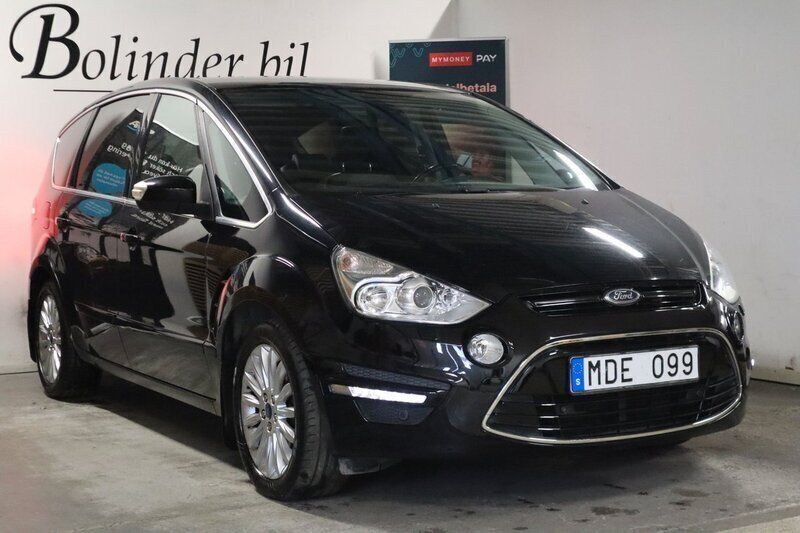Svart Begagnad 2011 Ford S-MAX Business Edition Minibuss | 109 800 kr (Marknadspris) - Bild 1/4