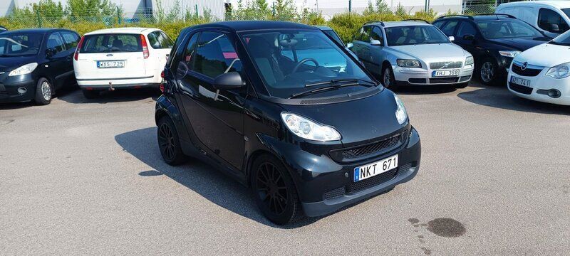 Svart Begagnad 2011 Smart ForTwo Coupé Sportkupé | 29 900 kr (Marknadspris) - Bild 1/4