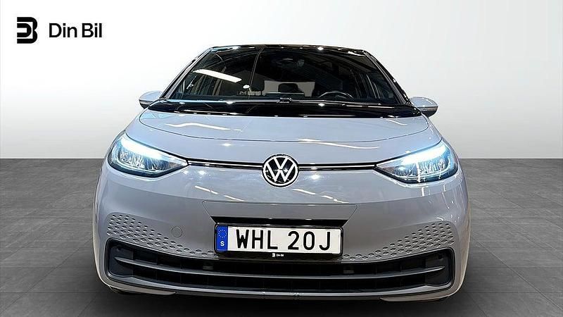 Begagnad VW ID.3 Comfortline 150 kW (204 HK) 2022 Moonstone grey black Halvkombi