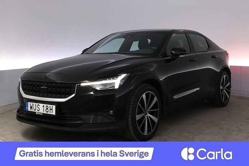 Svart Begagnad 2020 Polestar 2 Pilot Halvkombi | 294 990 kr (Bra pris) - Bild 1/4