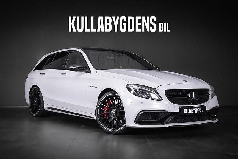 Begagnad Mercedes C63S AMG AMG 510 HK (375 kW) 2016 Vit Kombi