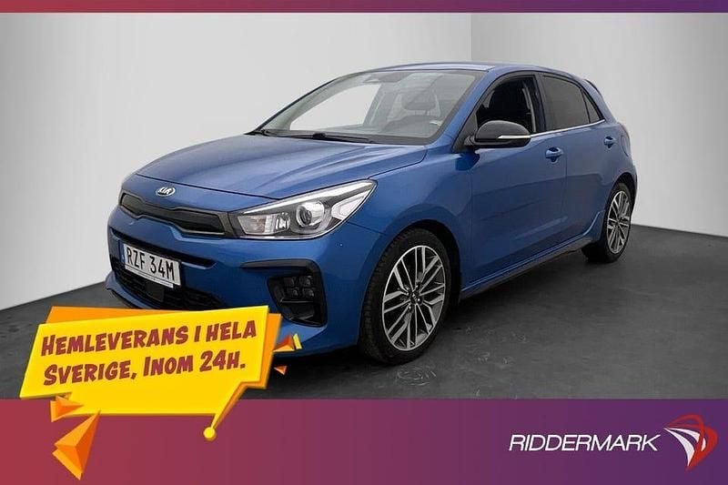 Blå Begagnad 2020 Kia Rio GT-Line Halvkombi | 174 800 kr (Marknadspris) - Bild 1/3