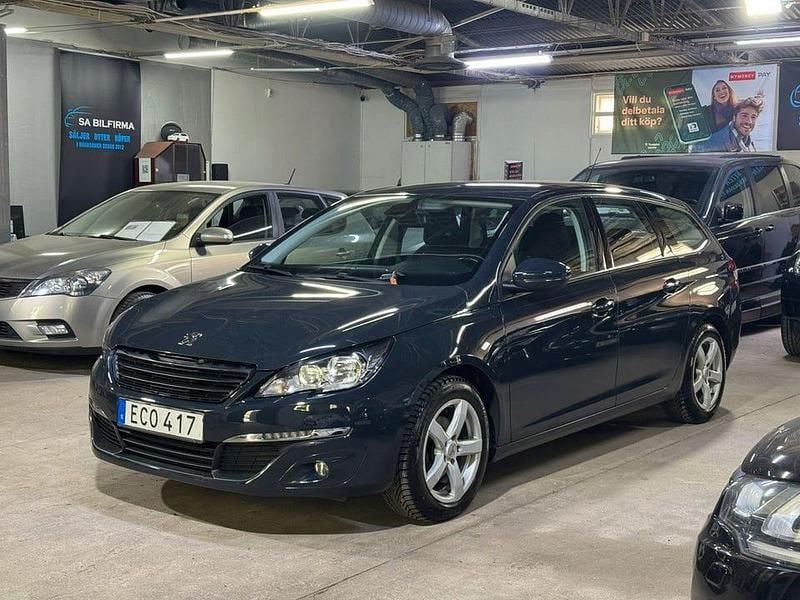 Begagnad Peugeot 308 SW Active 131 HK (96 kW) 2014 Mörkgrå Kombi
