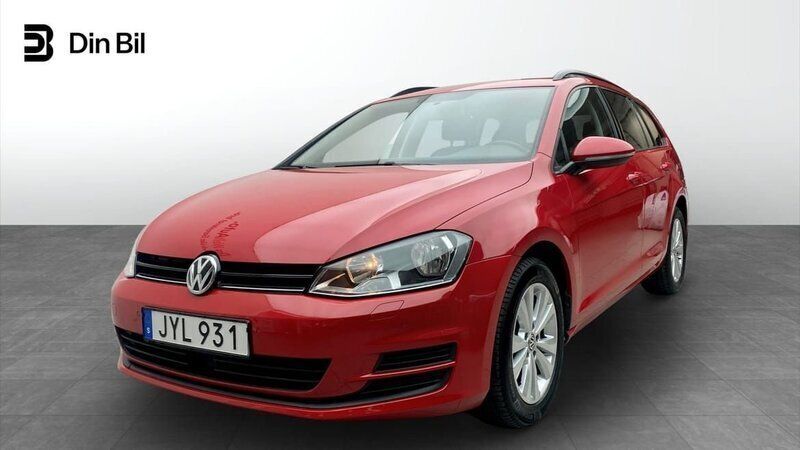Röd Begagnad 2016 VW Golf VII Kombi | 124 900 kr (Marknadspris) - Bild 1/4