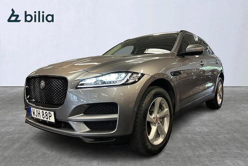 Grå Begagnad 2020 Jaguar F-Pace SUV | 349 000 kr (Dyr) - Bild 1/4