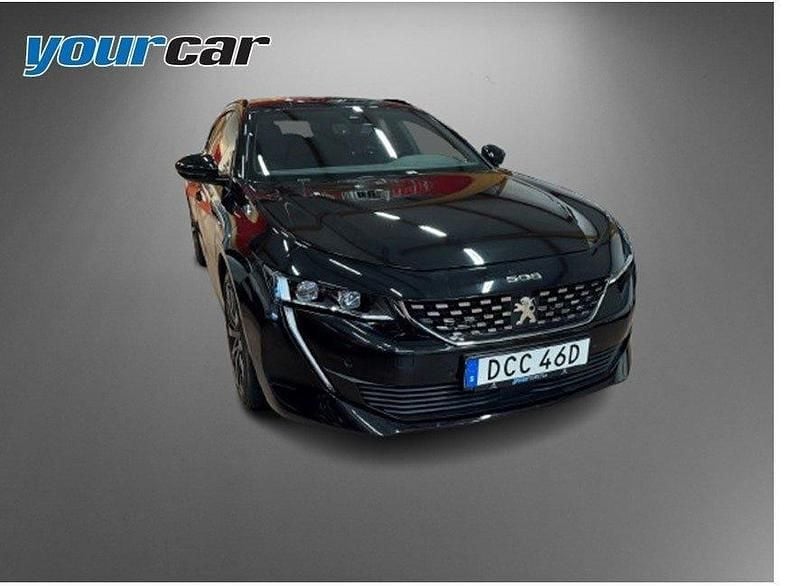 Svart (svartmetallic) Begagnad 2020 Peugeot 508 GT-line Kombi | 269 000 kr (Marknadspris) - Bild 1/4