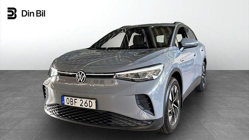 Grå (moonstone grey) Begagnad 2022 VW ID.4 Pro Performance SUV | 319 000 kr (Superpris) - Bild 1/4