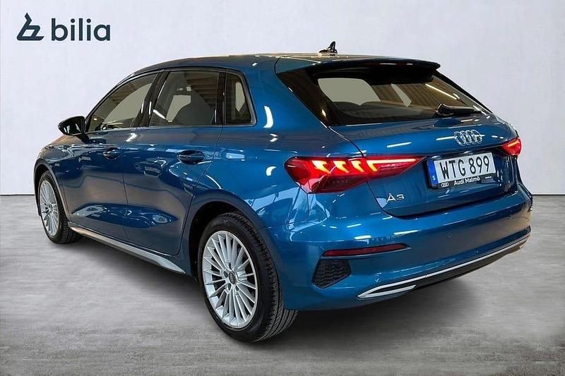 Begagnad Audi A3 151 HK (111 kW) 2020 Blå