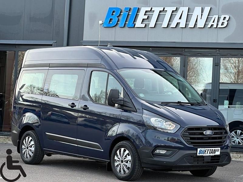 Blå Begagnad 2020 Ford Transit Custom Kombi | 379 900 kr - Bild 1/4
