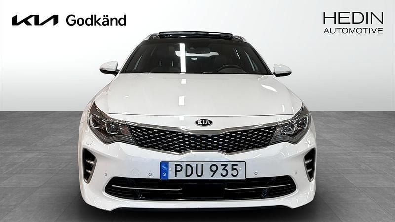 Begagnad Kia Optima GT-Line 141 HK (103 kW) 2017 Vit Kombi
