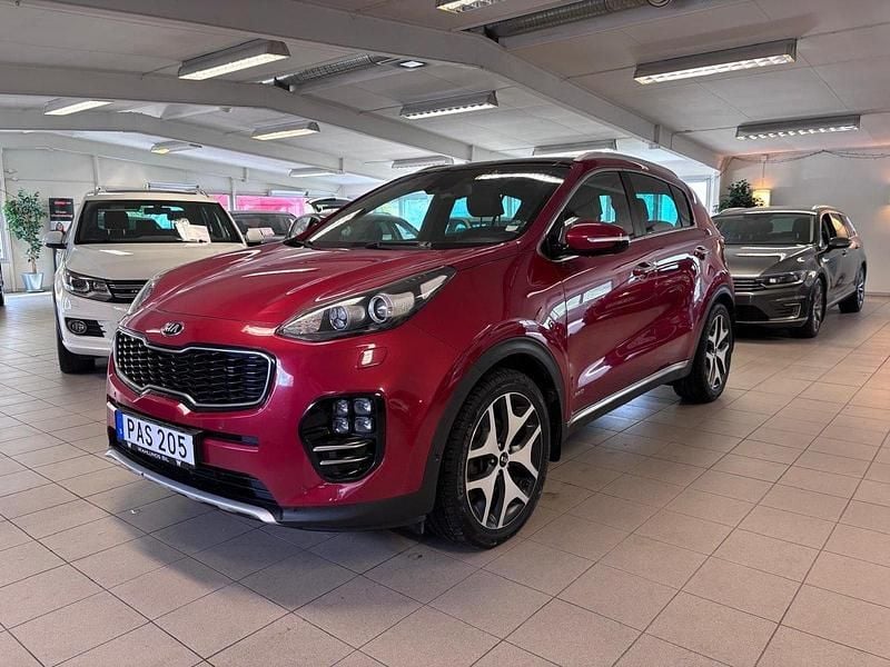 Röd Begagnad 2016 Kia Sportage GT-Line SUV | 169 900 kr (Marknadspris) - Bild 1/4