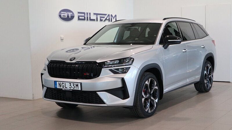 Silver Ny 2025 Skoda Kodiaq RS SUV | 559 900 kr - Bild 1/4