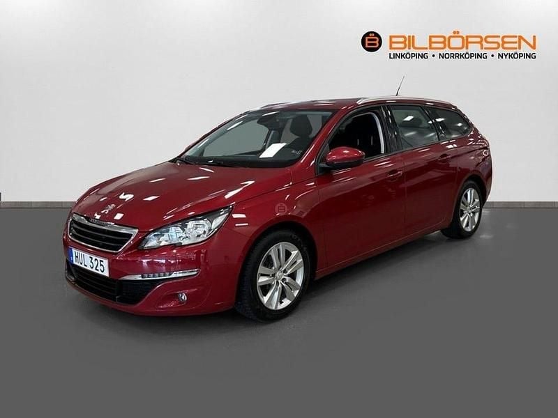 Röd Begagnad 2015 Peugeot 308 Active Kombi | 74 900 kr (Marknadspris) - Bild 1/4
