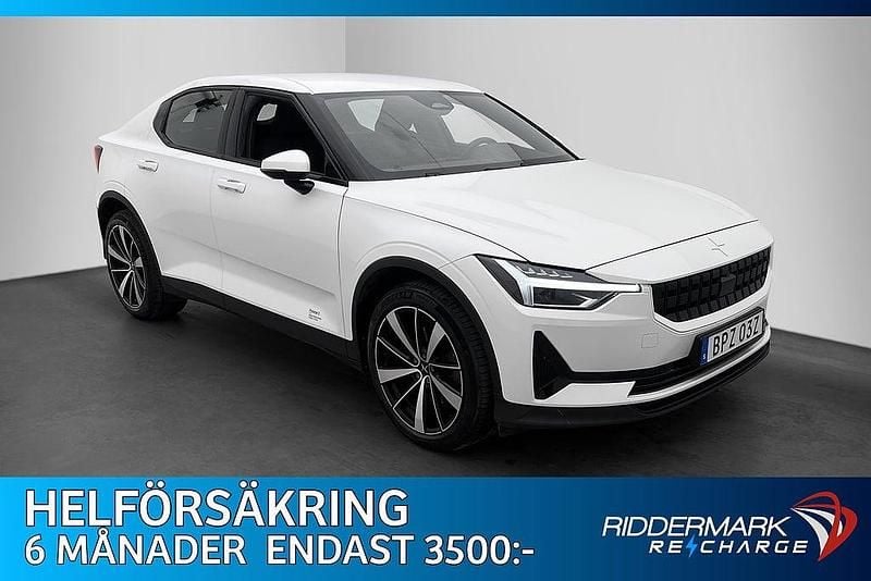 Vit Begagnad 2022 Polestar 2 Long Range Single Motor Halvkombi | 279 900 kr (Marknadspris) - Bild 1/4