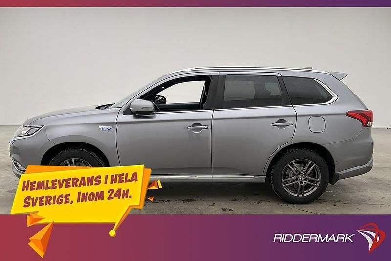Grå Begagnad 2018 Mitsubishi Outlander P-HEV SUV | 178 900 kr (Lite dyr) - Bild 1/3