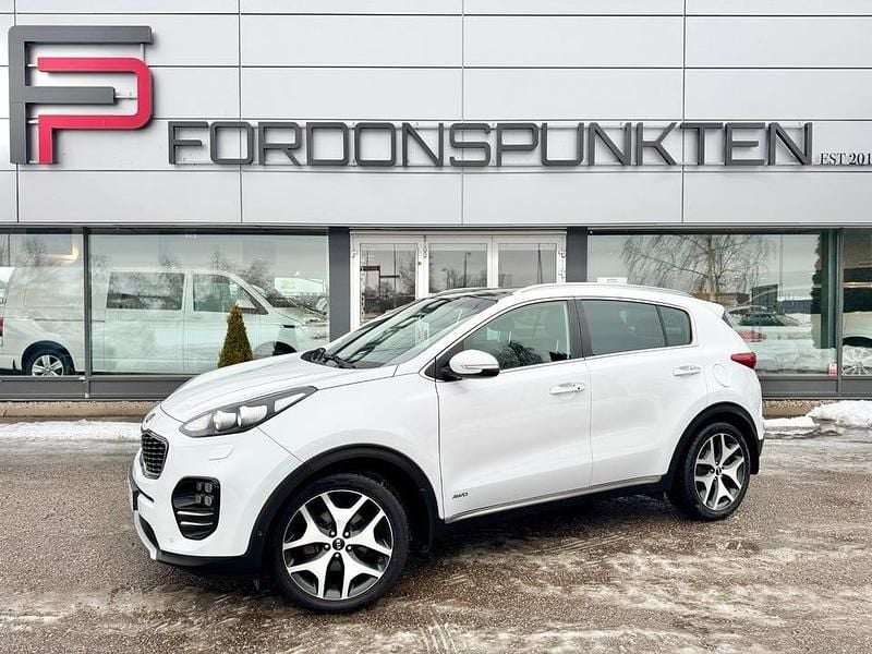 Begagnad Kia Sportage GT-Line 185 HK (136 kW) 2015 Vit SUV