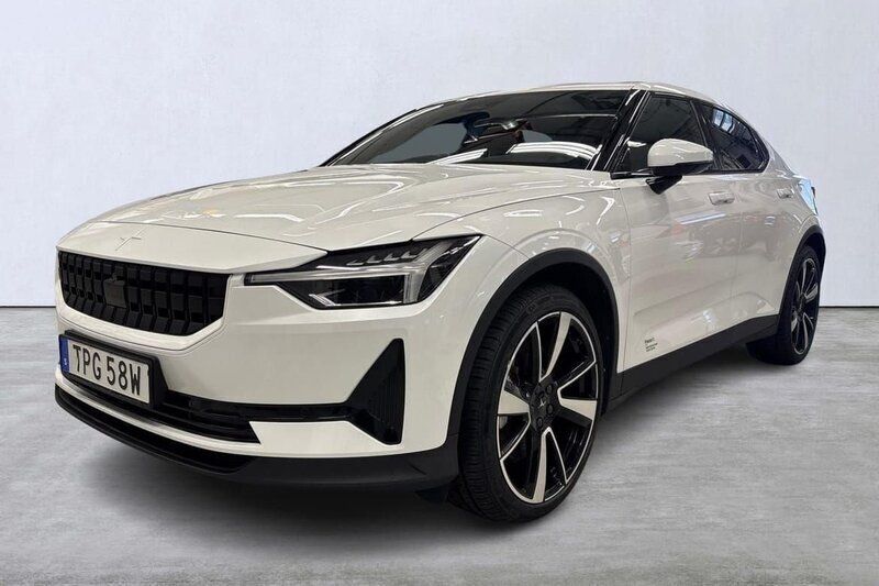Vit Begagnad 2021 Polestar 2 Plus Sedan | 345 000 kr (Marknadspris) - Bild 1/4