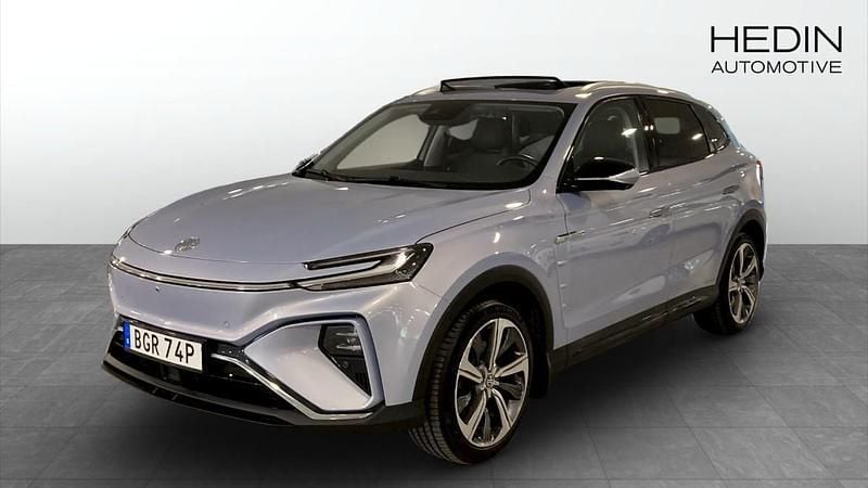 Blå (blue) Begagnad 2022 MG Marvel R Luxury SUV | 269 900 kr - Bild 1/4