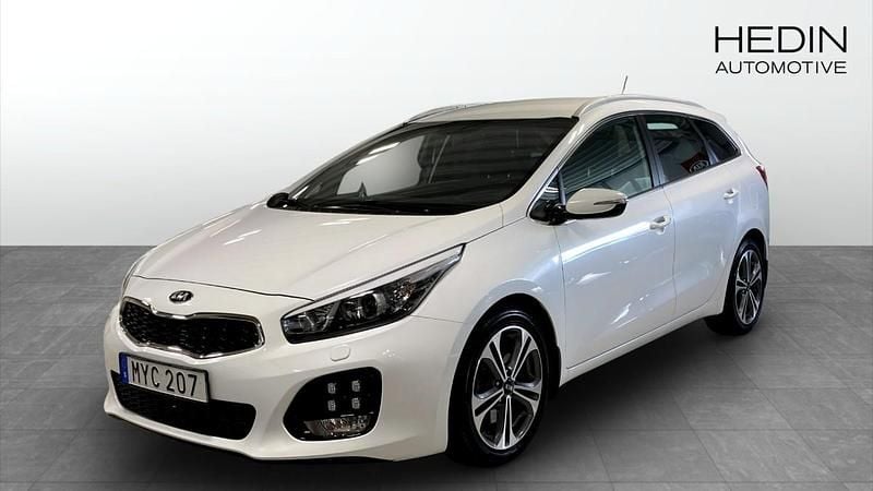 Vit (white) Begagnad 2016 Kia Ceed Sportswagon GT-Line Kombi | 129 900 kr (Marknadspris) - Bild 1/4