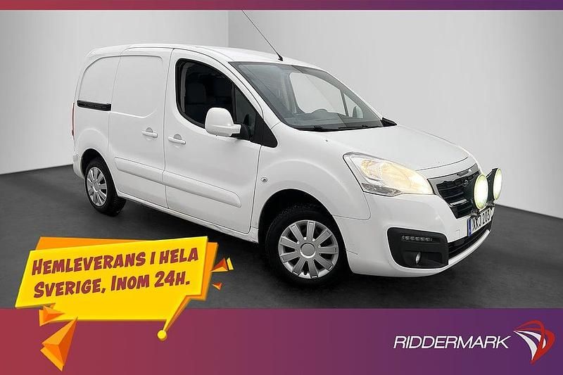 Vit Begagnad 2015 Peugeot Partner Minibuss | 79 800 kr (Marknadspris) - Bild 1/3