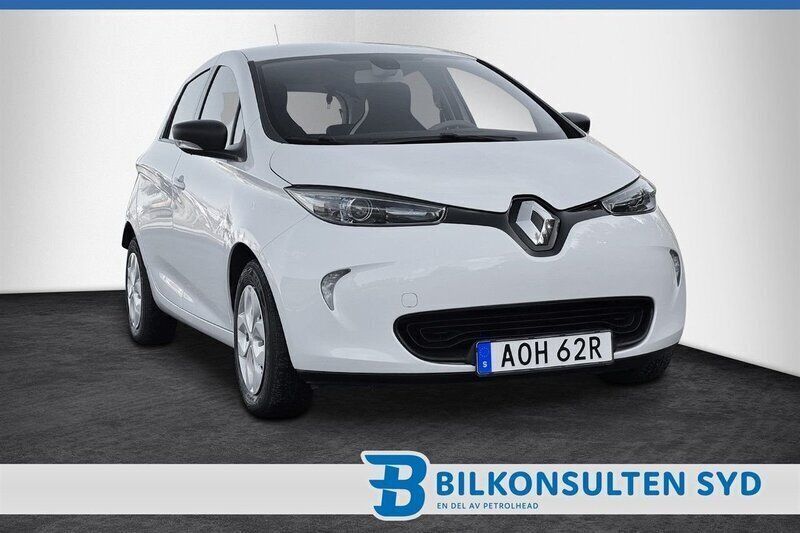 Vit Begagnad 2019 Renault Zoe Halvkombi | 89 900 kr (Superpris) - Bild 1/4