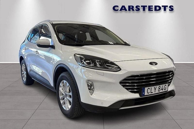 Vit Begagnad 2022 Ford Kuga Titanium SUV | 299 900 kr (Lite dyr) - Bild 1/4
