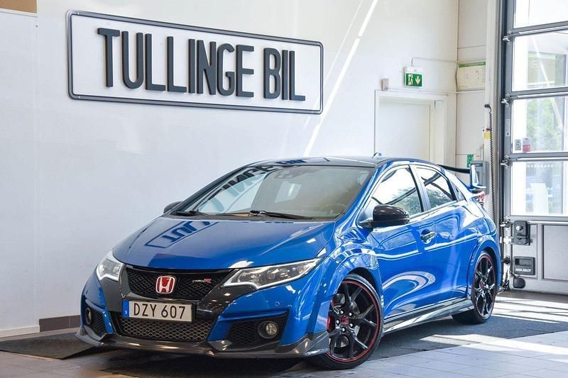 Blå Begagnad 2015 Honda Civic Type R Halvkombi | 249 800 kr - Bild 1/4