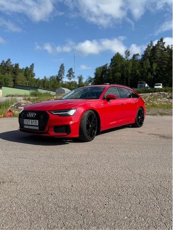 Röd Begagnad 2019 Audi A6 S-Line Kombi | 400 000 kr (Marknadspris) - Bild 1/3