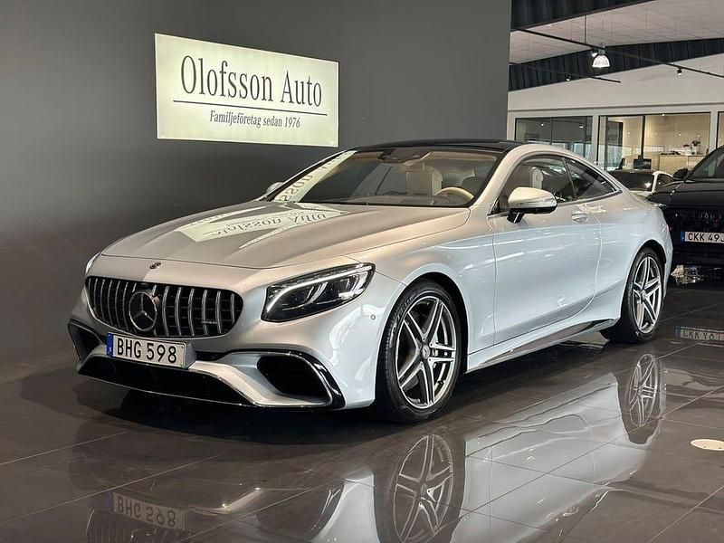 Silver Begagnad 2018 Mercedes S63 AMG AMG Sportkupé | 1 049 000 kr - Bild 1/4