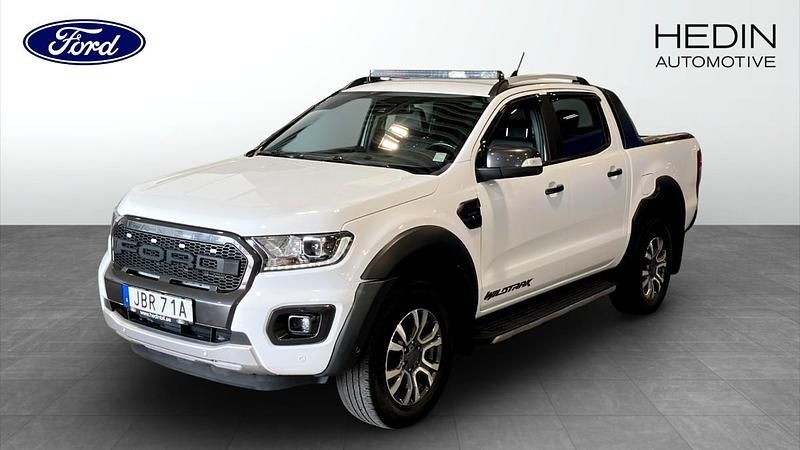 Frozen white Begagnad 2022 Ford Ranger Wildtrack Pickup | 327 920 kr (Superpris) - Bild 1/4