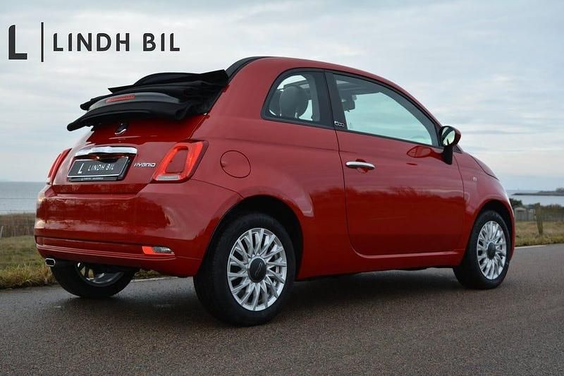 Röd Begagnad 2020 Fiat 500C Cab | 149 900 kr (Marknadspris) - Bild 1/3