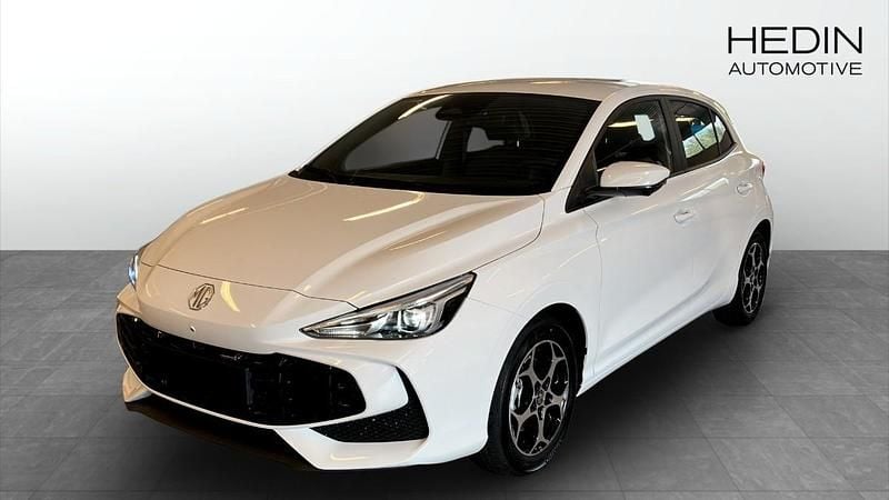 Vit Begagnad 2024 MG MG3 Luxury Halvkombi | 249 900 kr (Marknadspris) - Bild 1/4