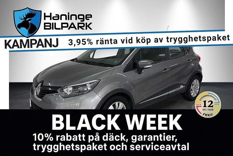 Grå Begagnad 2014 Renault Captur SUV | 59 995 kr (Marknadspris) - Bild 1/2