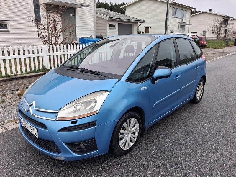 Ljusblå (blåmetallic) Begagnad 2008 Citroën C4 Picasso Minibuss | 13 500 kr (Bra pris) - Bild 1/4