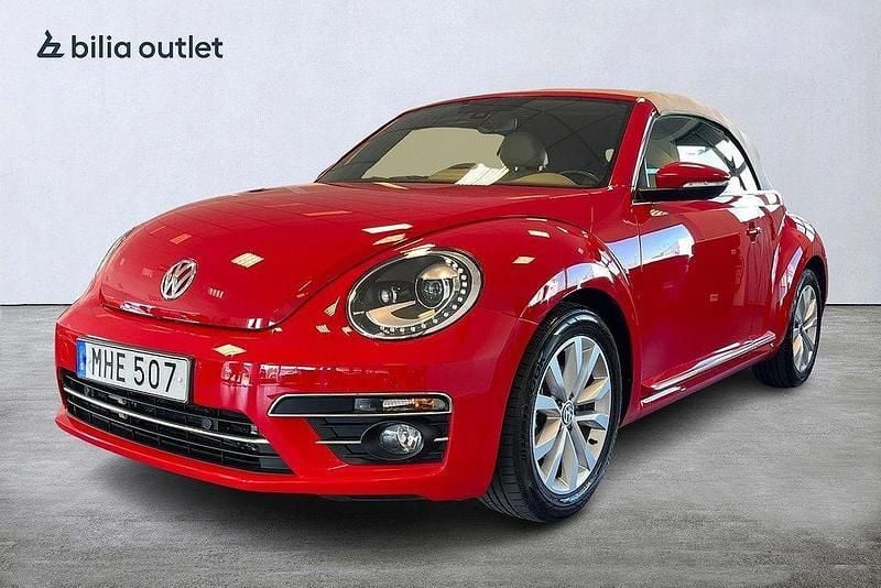 Röd Begagnad 2018 VW Beetle Cab | 254 900 kr (Bra pris) - Bild 1/3