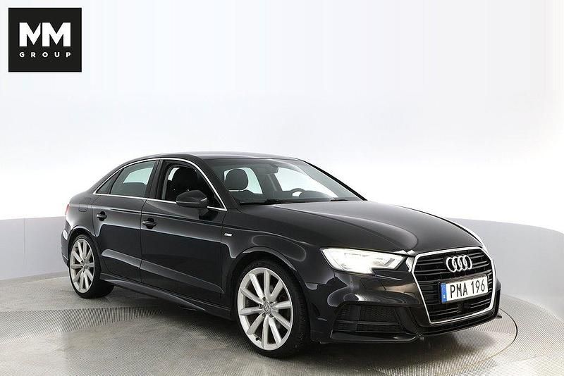 Svart Begagnad 2017 Audi A3 Proline Sedan | 198 000 kr (Superpris) - Bild 1/4