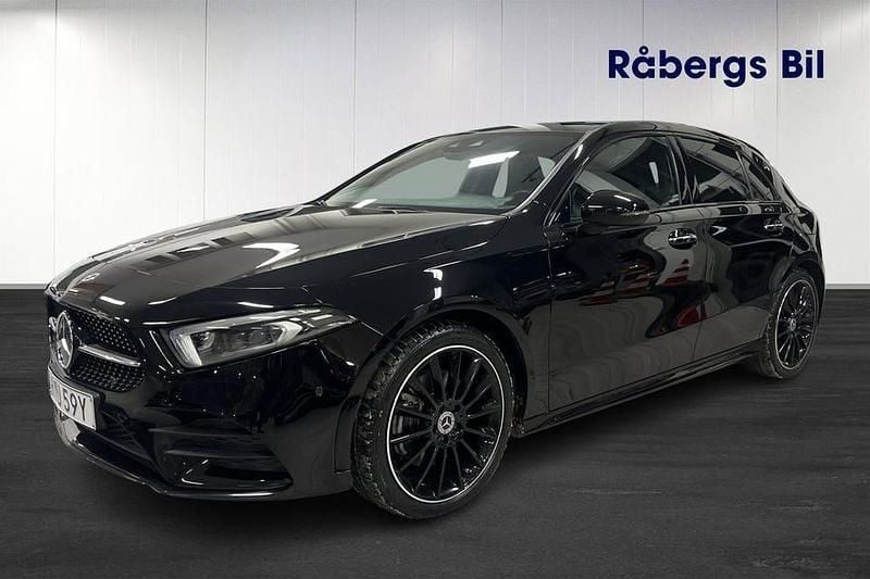 Begagnad Mercedes A250 AMG 218 HK (160 kW) 2020 Svart