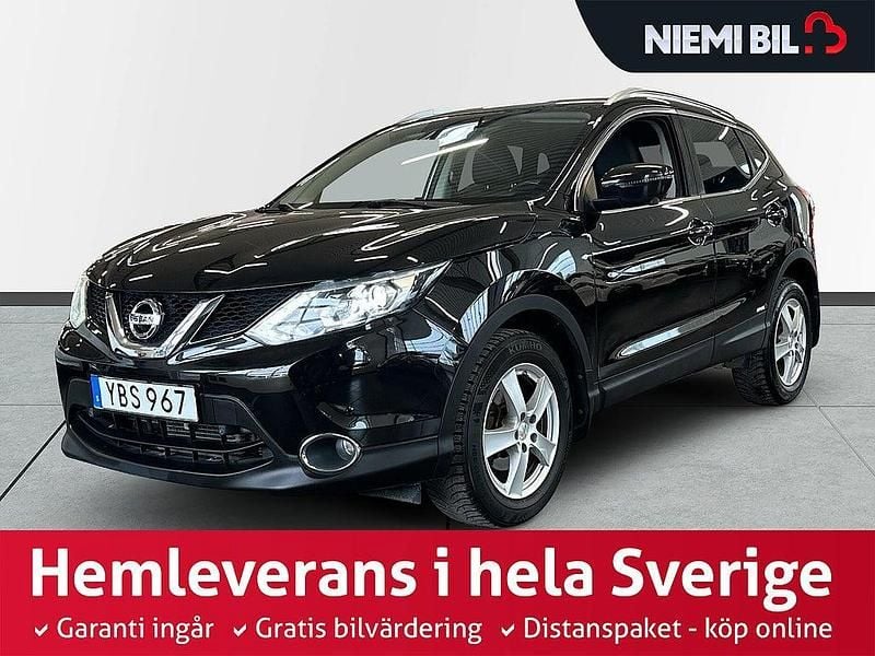 Svart Begagnad 2016 Nissan Qashqai S SUV | 139 900 kr (Marknadspris) - Bild 1/3