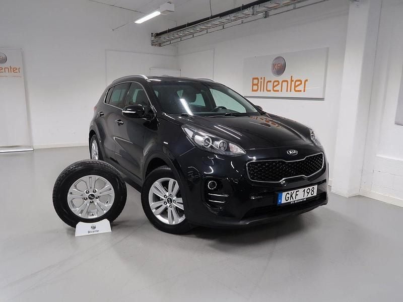 Svart Begagnad 2017 Kia Sportage Advance SUV | 169 900 kr (Marknadspris) - Bild 1/3