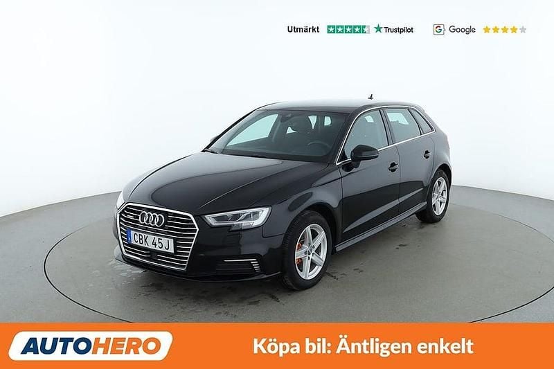 Svart Begagnad 2020 Audi A3 Sportback e-tron Halvkombi | 229 000 kr (Bra pris) - Bild 1/4