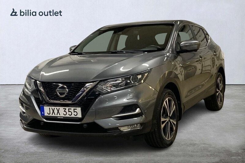 Grå Begagnad 2018 Nissan Qashqai 360º SUV | 114 900 kr (Bra pris) - Bild 1/3