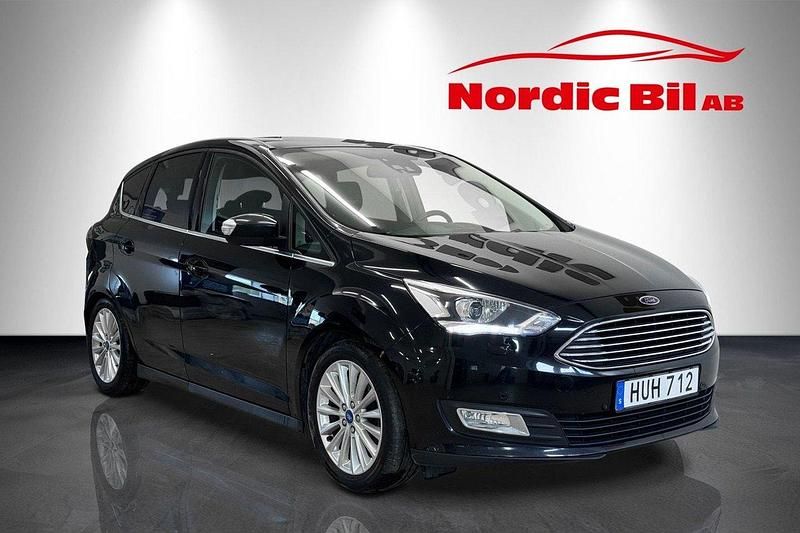 Svart Begagnad 2015 Ford C-MAX Titanium Minibuss | 139 900 kr (Lite dyr) - Bild 1/4