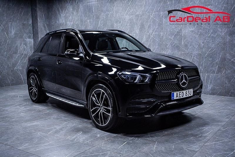 Svart Begagnad 2019 Mercedes GLE450 AMG AMG SUV | 578 800 kr (Marknadspris) - Bild 1/4