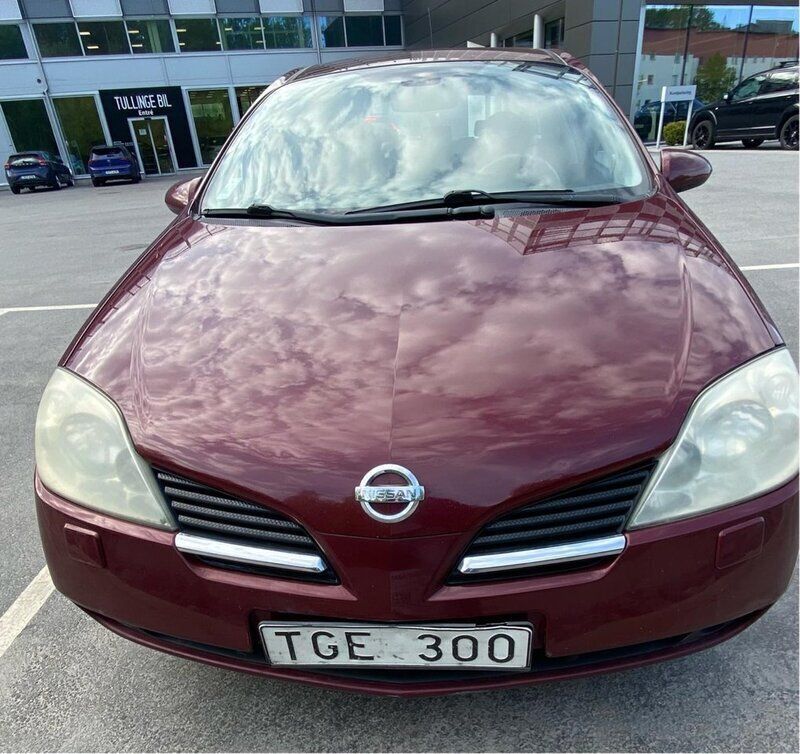 Röd Begagnad 2002 Nissan Primera Kombi | 15 000 kr (Marknadspris) - Bild 1/4