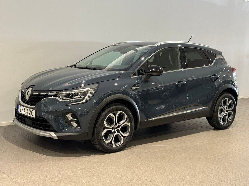 Blå Begagnad 2022 Renault Captur Intens SUV | 199 500 kr (Marknadspris) - Bild 1/4