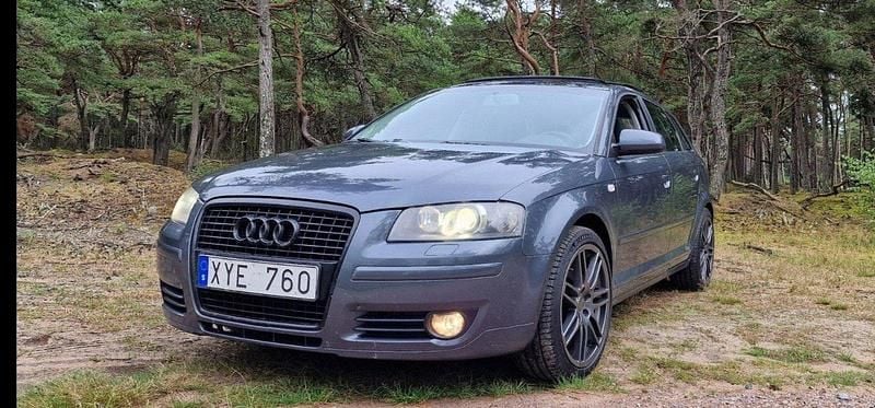 Grå Begagnad 2006 Audi A3 Sportback Comfort Halvkombi | 72 000 kr (Bra pris) - Bild 1/4