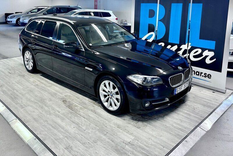 Svart Begagnad 2013 BMW 520 Kombi | 149 000 kr (Marknadspris) - Bild 1/4